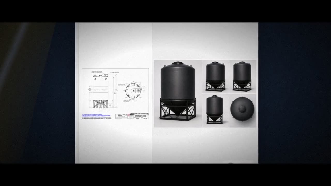 Snyder Industries 6500 Gallon Heavy Duty Cone Bottom Tank video