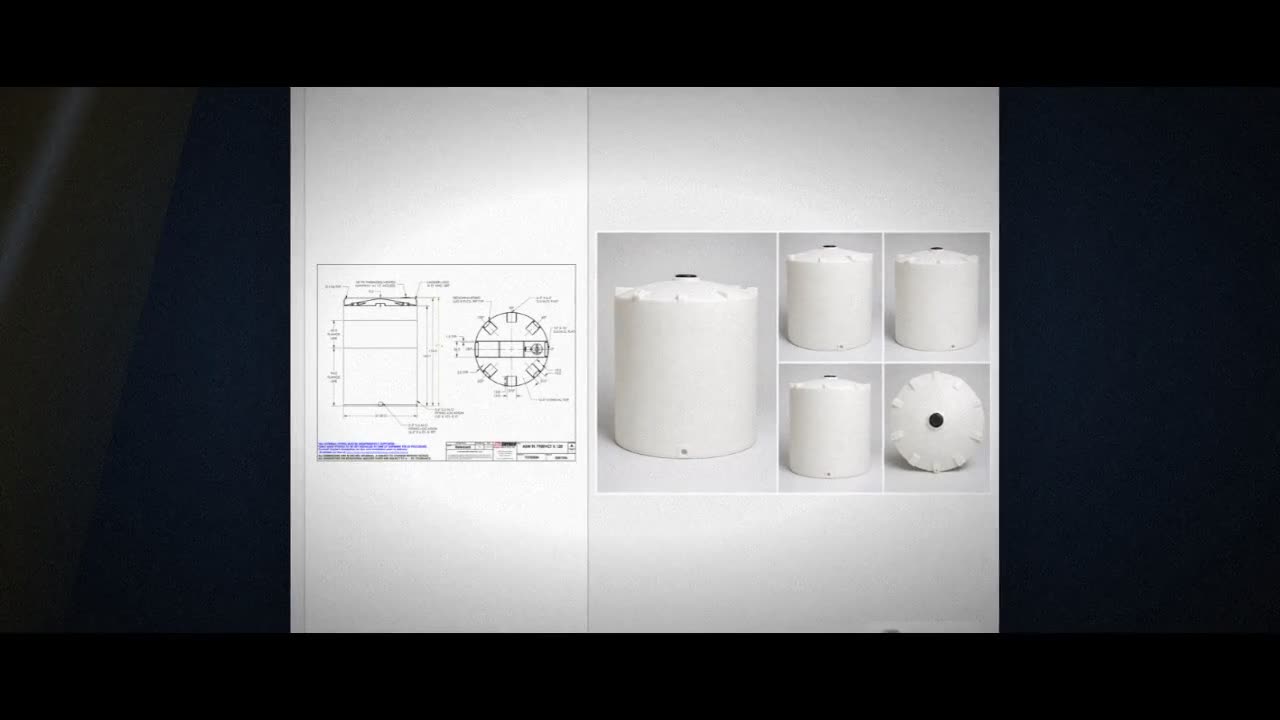 Snyder Industries 7900 Gallon ASTM XLPE Vertical Storage Tank video