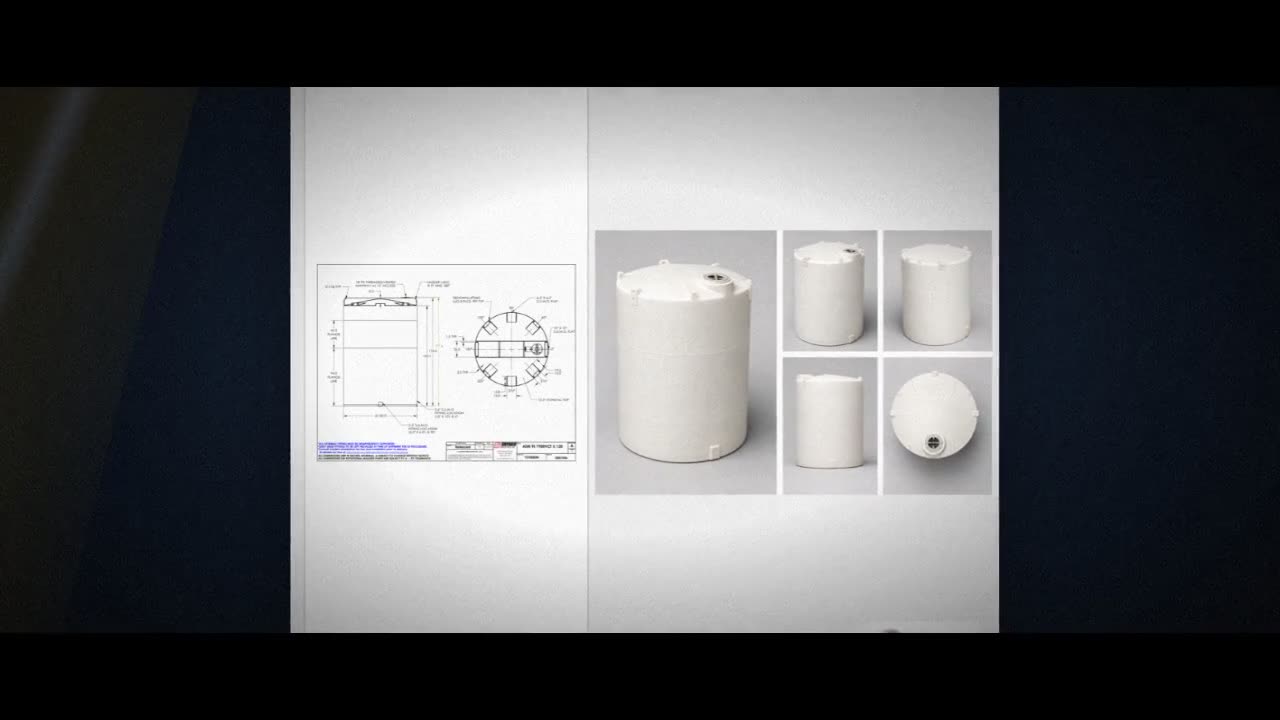 Snyder Industries 7900 Gallon ASTM XLPE Heavy Duty Vertical Storage Ta video