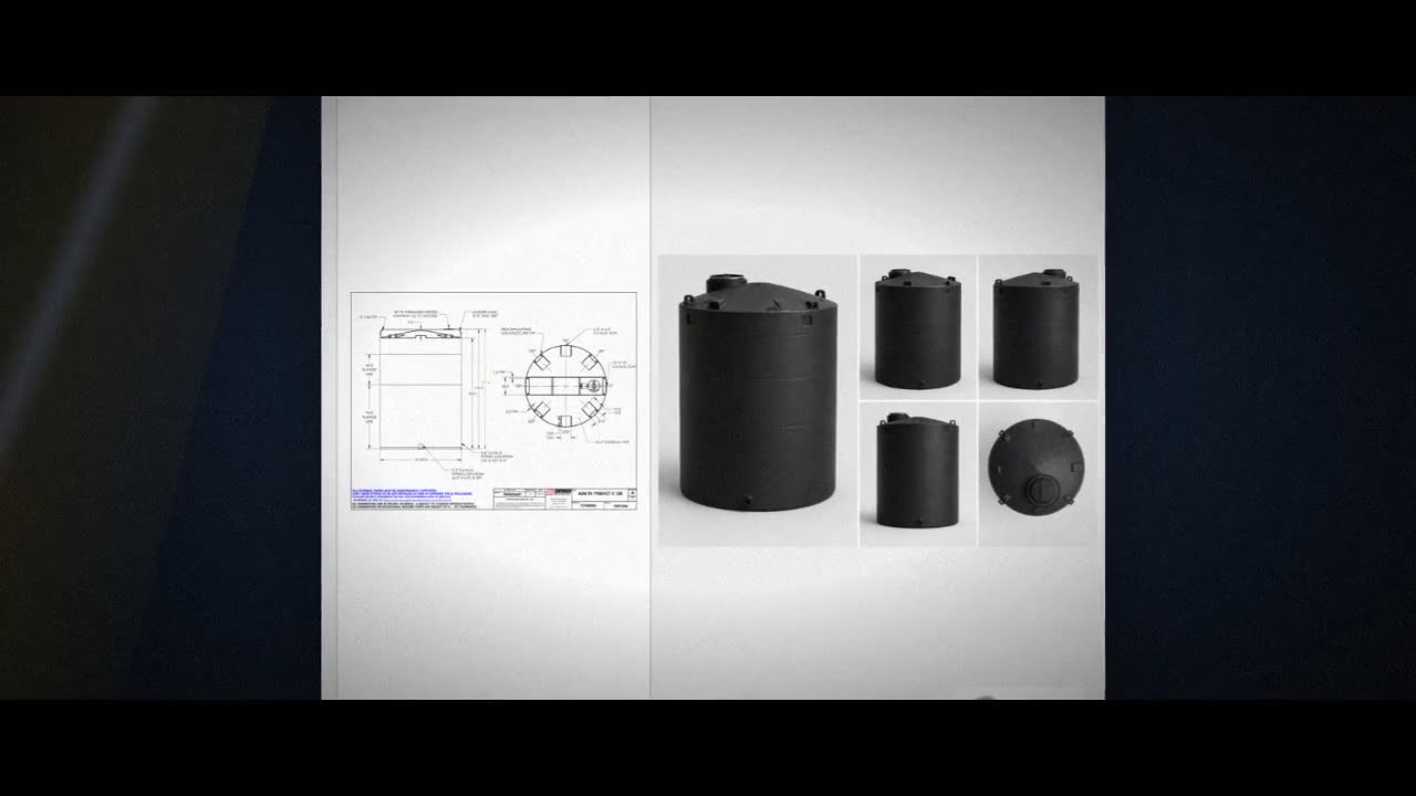 Snyder Industries 7900 Gallon ASTM XLPE Black Heavy Duty Vertical Stor video