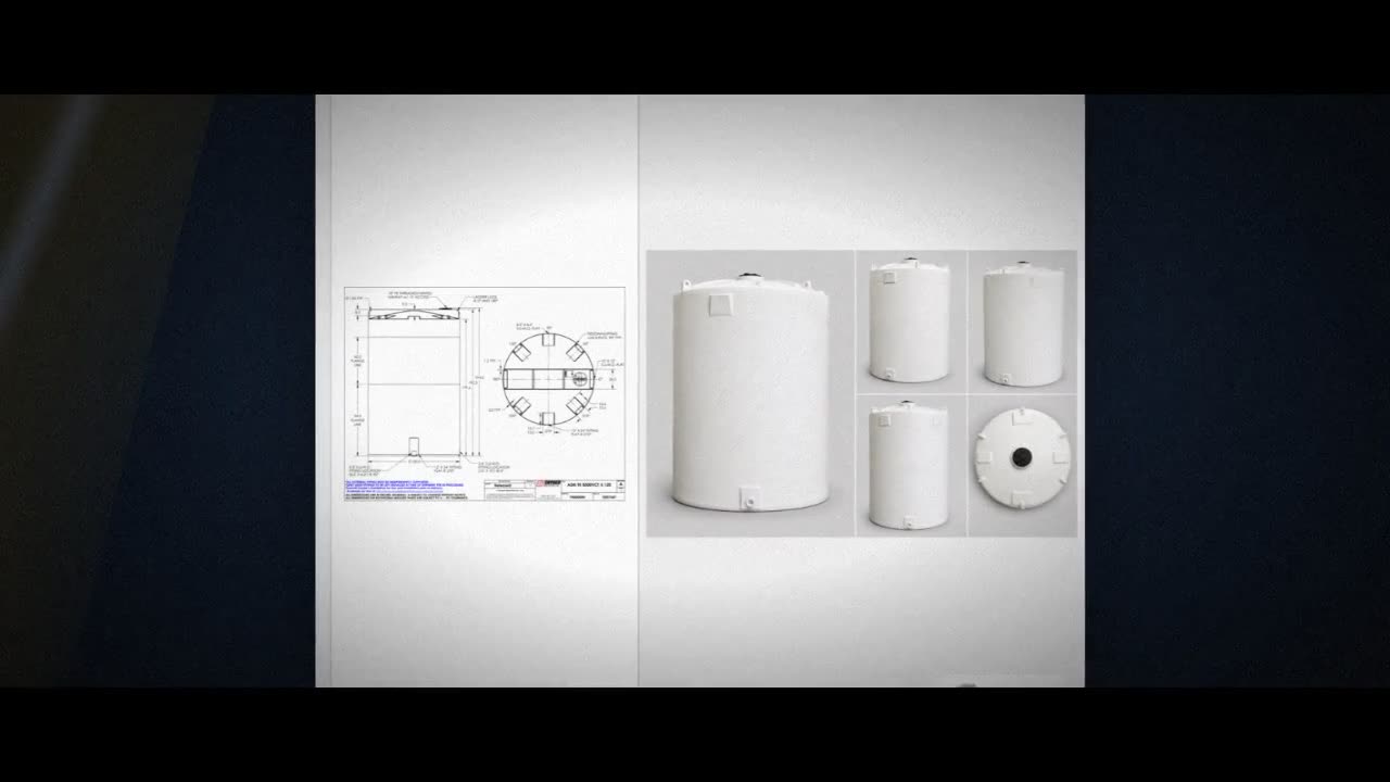 Snyder Industries 8500 Gallon ASTM XLPE Vertical Storage Tank video