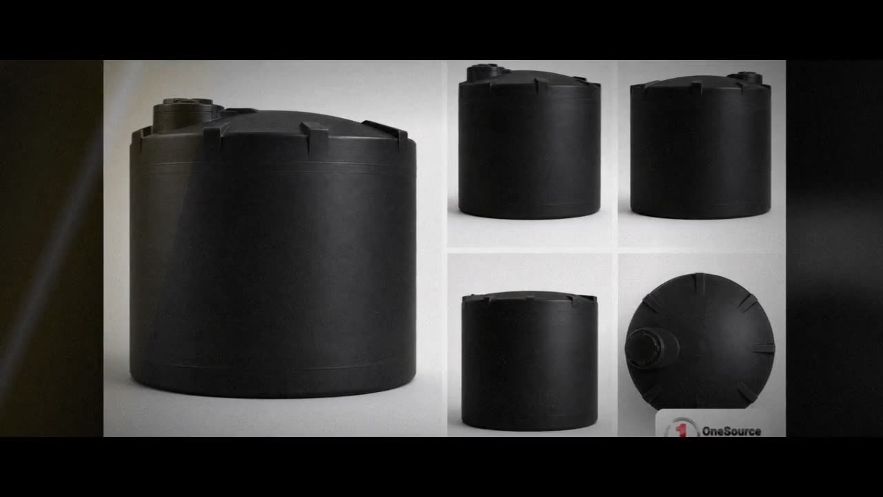 Snyder Industries 3000 Gallon ASTM XLPE Black Vertical Storage Tank video