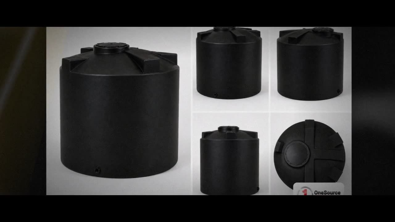 Snyder Industries 3000 Gallon ASTM Black Heavy Duty Vertical Storage T video