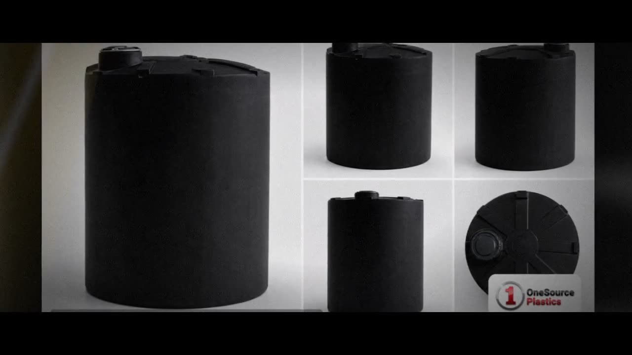 Snyder Industries 4500 Gallon ASTM XLPE Black Vertical Storage Tank video