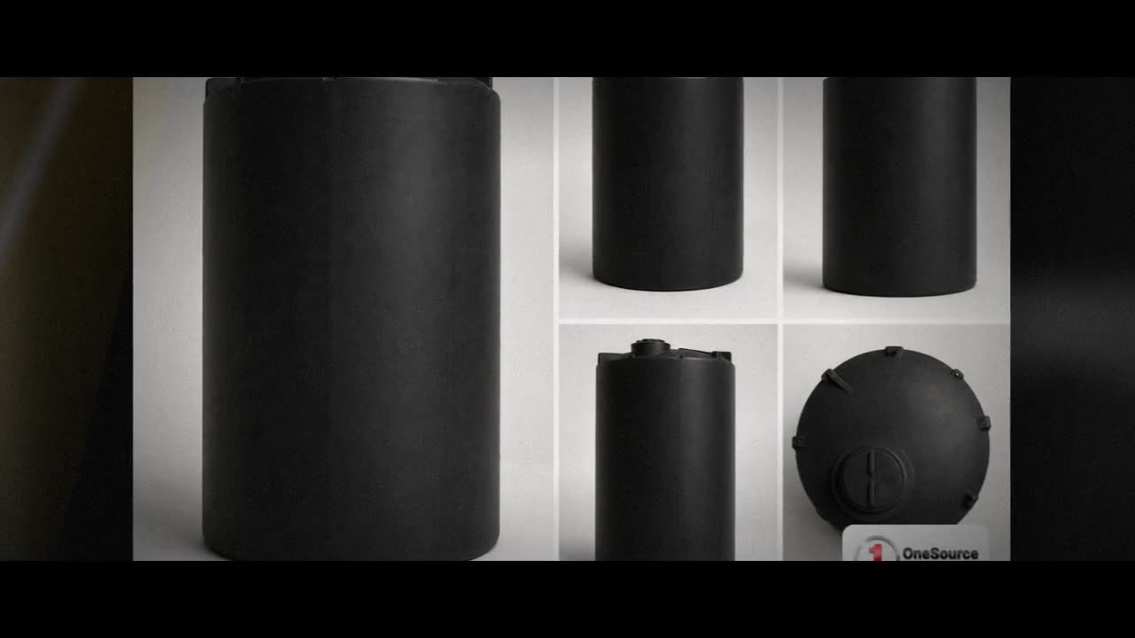 Snyder Industries 4500 Gallon ASTM Black Vertical Storage Tank video