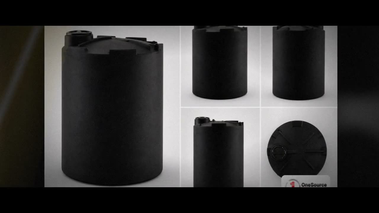 Snyder Industries 4500 Gallon ASTM Black Heavy Duty Vertical Storage T video