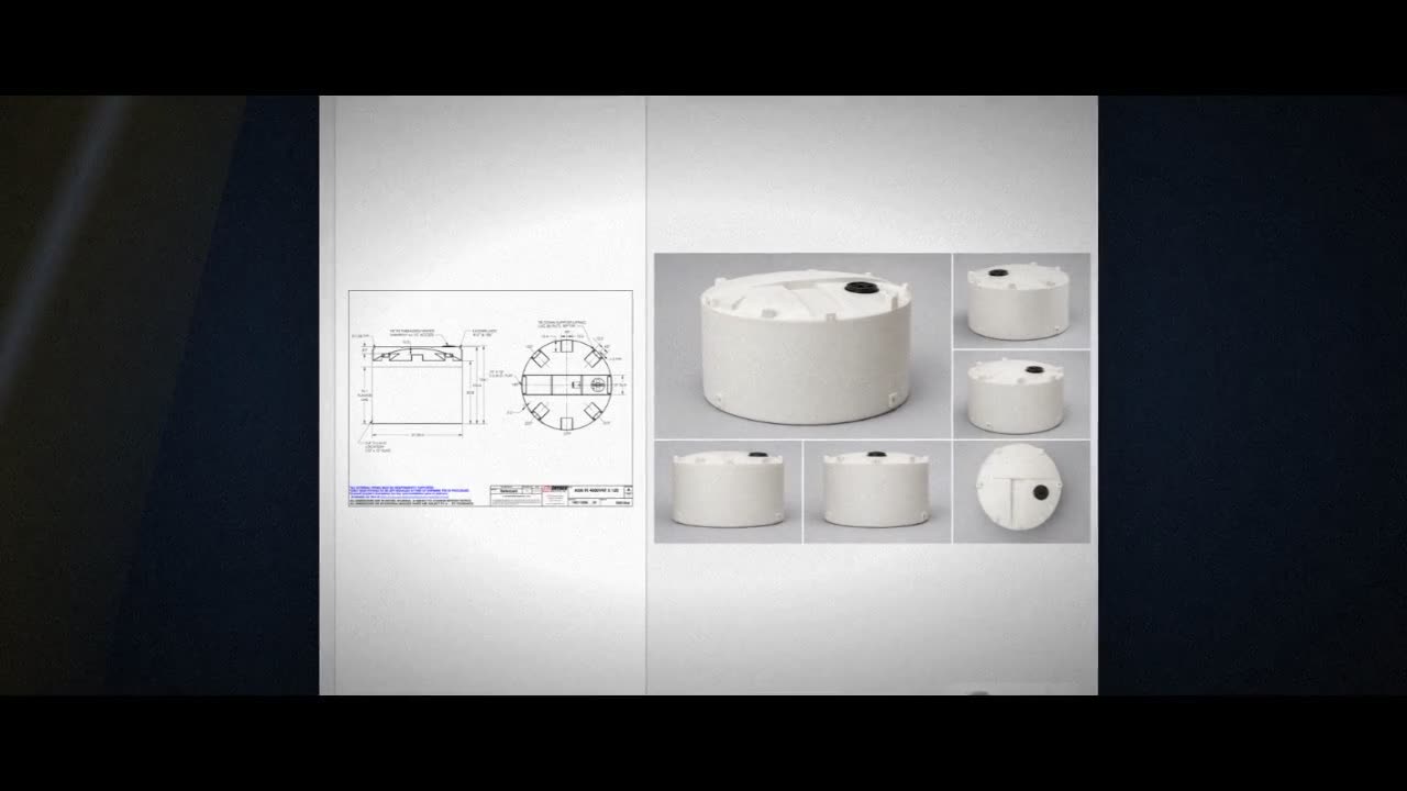 Snyder Industries 4000 Gallon ASTM XLPE Vertical Storage Tank video