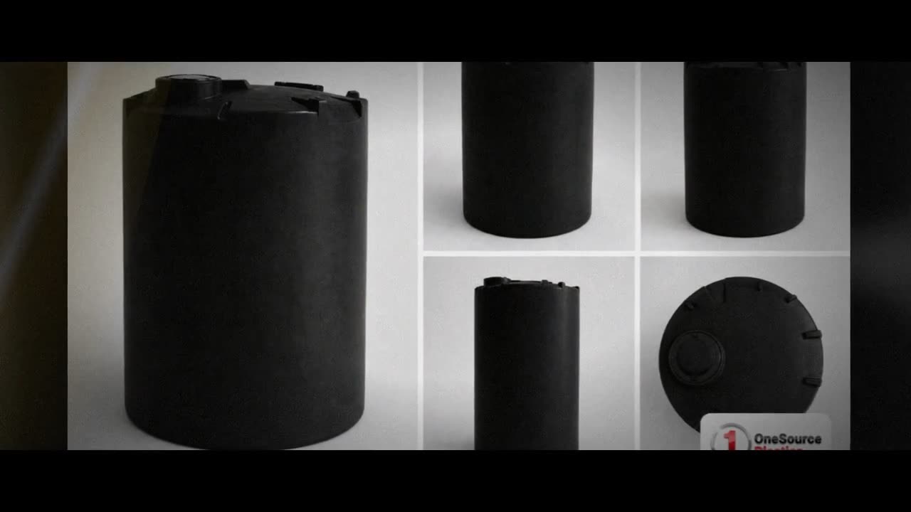 Snyder Industries 6000 Gallon ASTM 1.35 SG Black Vertical Storage Tank video
