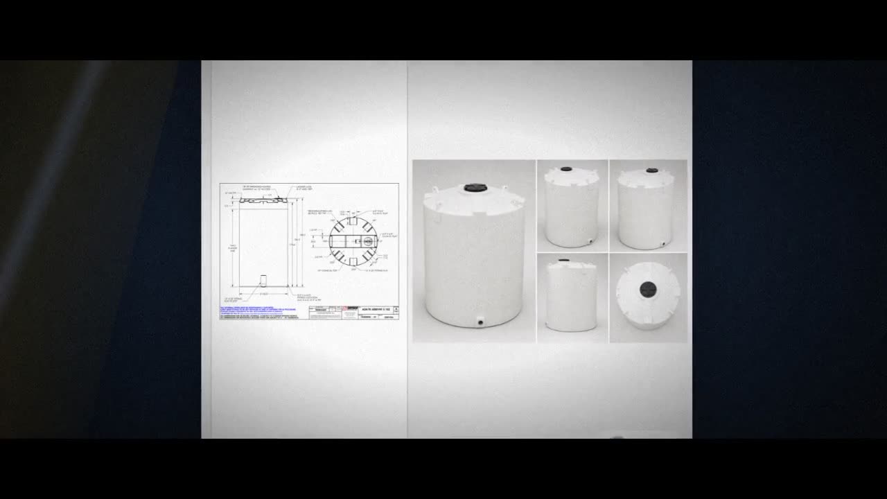 Snyder Industries 6000 Gallon ASTM XLPE Heavy Duty Vertical Storage Ta video