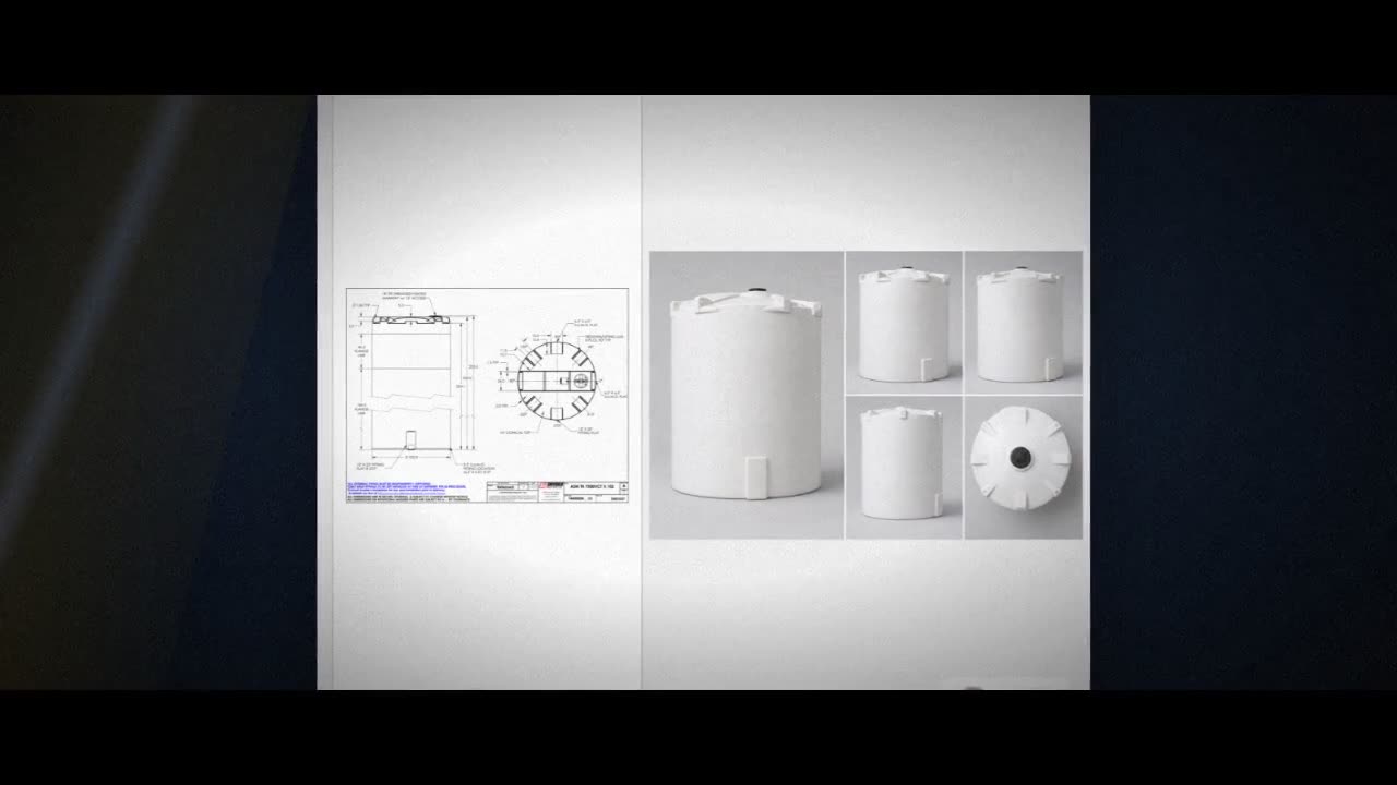 Snyder Industries 7500 Gallon ASTM XLPE Vertical Storage Tank video