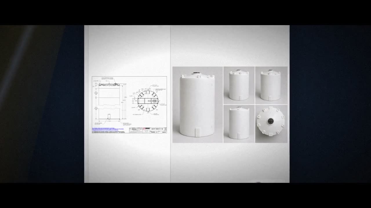 Snyder Industries 7500 Gallon ASTM XLPE Heavy Duty Vertical Storage Ta video