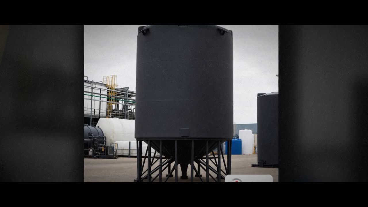 Snyder Industries 13000 Gallon Cone Bottom Tank video