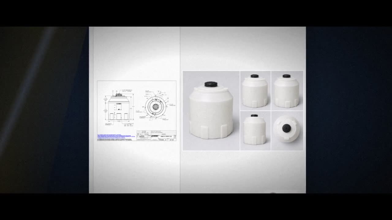 Snyder Industries 110 Gallon ASTM XLPE Heavy Duty Vertical Storage Tan video