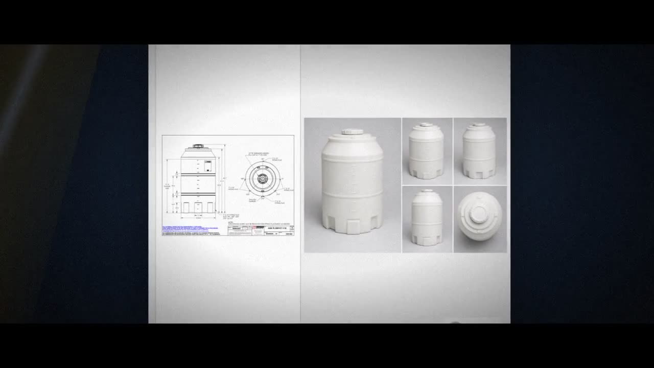 Snyder Industries 200 Gallon ASTM XLPE Heavy Duty Vertical Storage Tan video