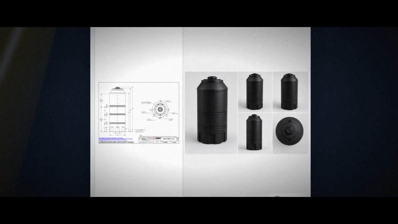 Snyder Industries 300 Gallon ASTM XLPE Black Heavy Duty Vertical Stora video