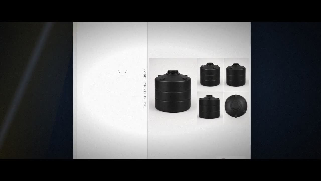 Snyder Industries 300 Gallon ASTM Black Heavy Duty Vertical Storage Ta video