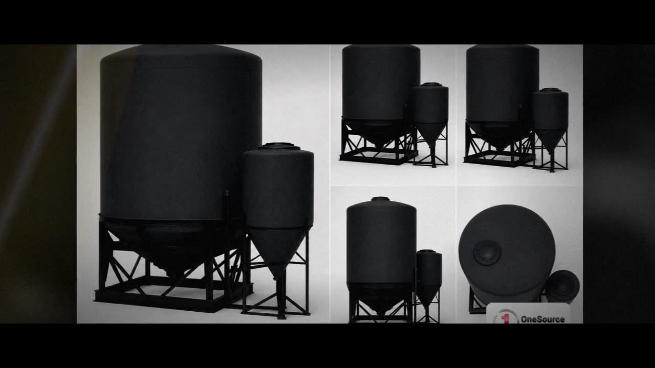 Snyder Industries 3600 Gallon Black XLPE Heavy Duty Cone Bottom Tank video
