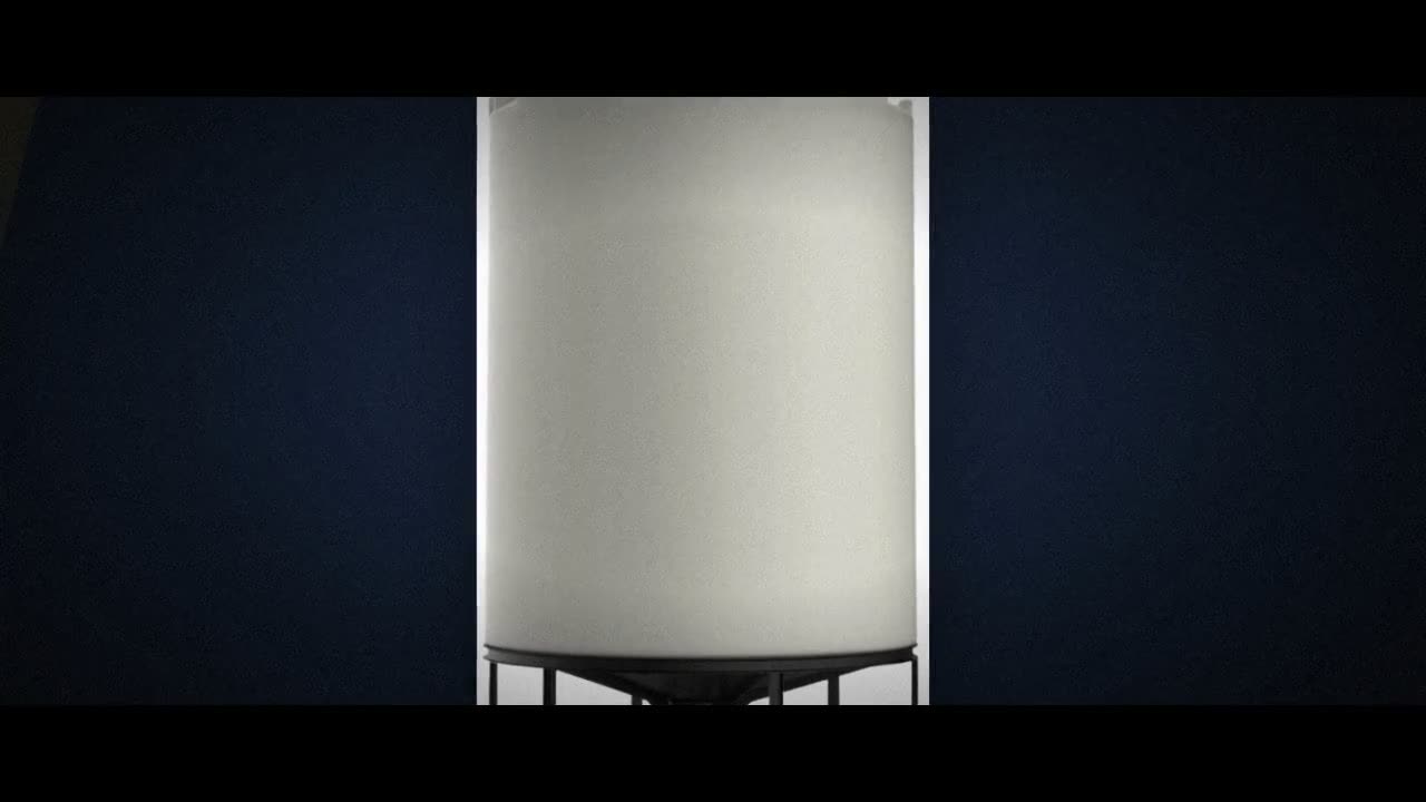 Snyder Industries 4600 Gallon Cone Bottom Tank with Stand video