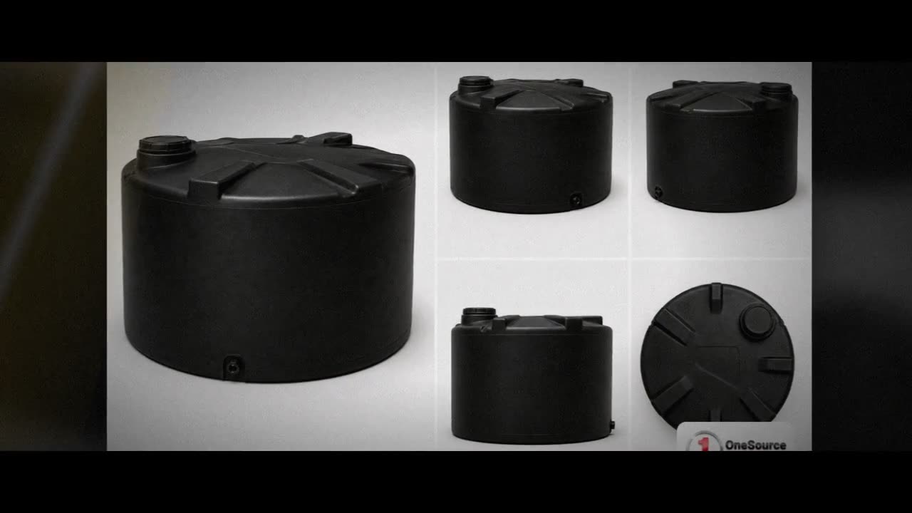 Snyder Industries 550 Gallon Black Heavy Duty Vertical Storage Tank video