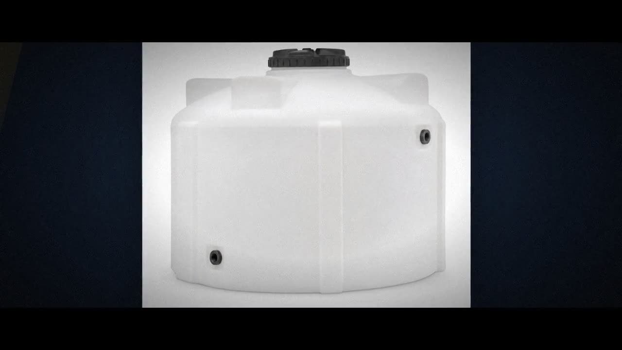 1100 Gallon Plastic Vertical Liquid Storage Tank video