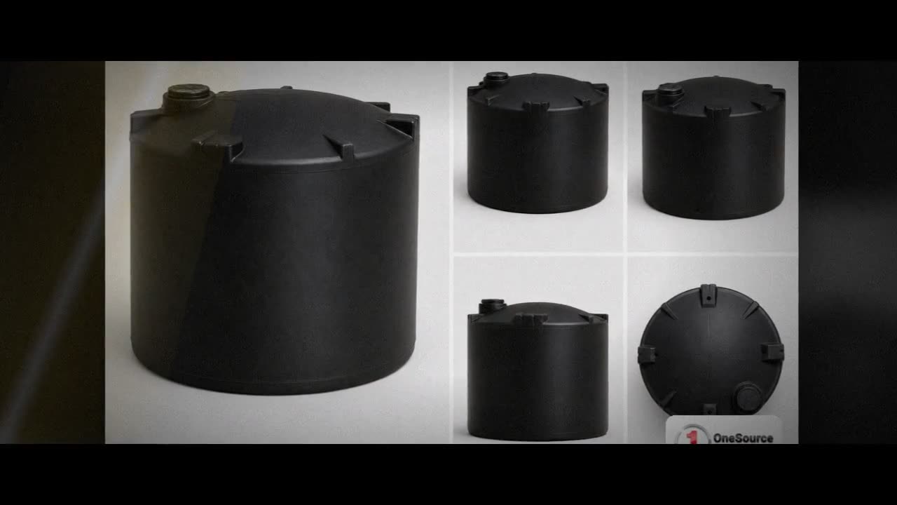 Snyder Industries 2000 Gallon Black Vertical Storage Tank video