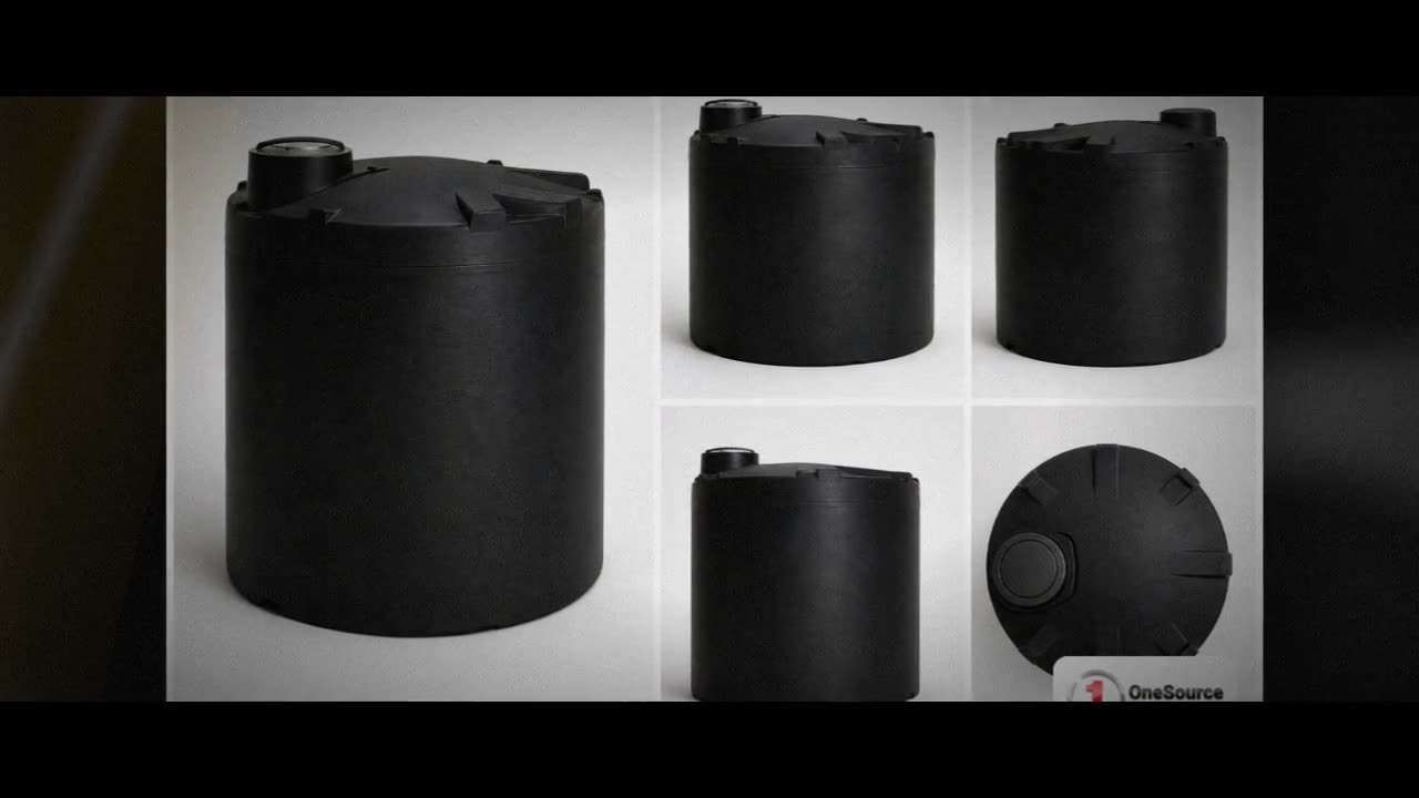 Snyder Industries 2500 Gallon ASTM 1.35 SG Black Vertical Storage Tank video