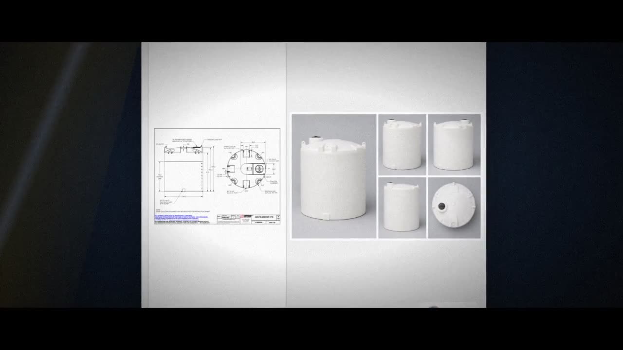 Snyder Industries 2500 Gallon ASTM XLPE Heavy Duty Vertical Storage Ta video