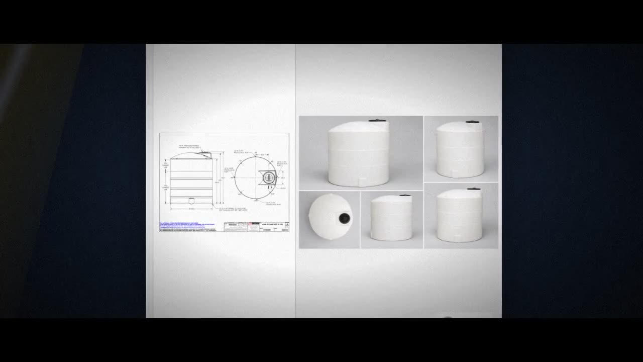 Snyder Industries 3650 Gallon ASTM XLPE Vertical Storage Tank video