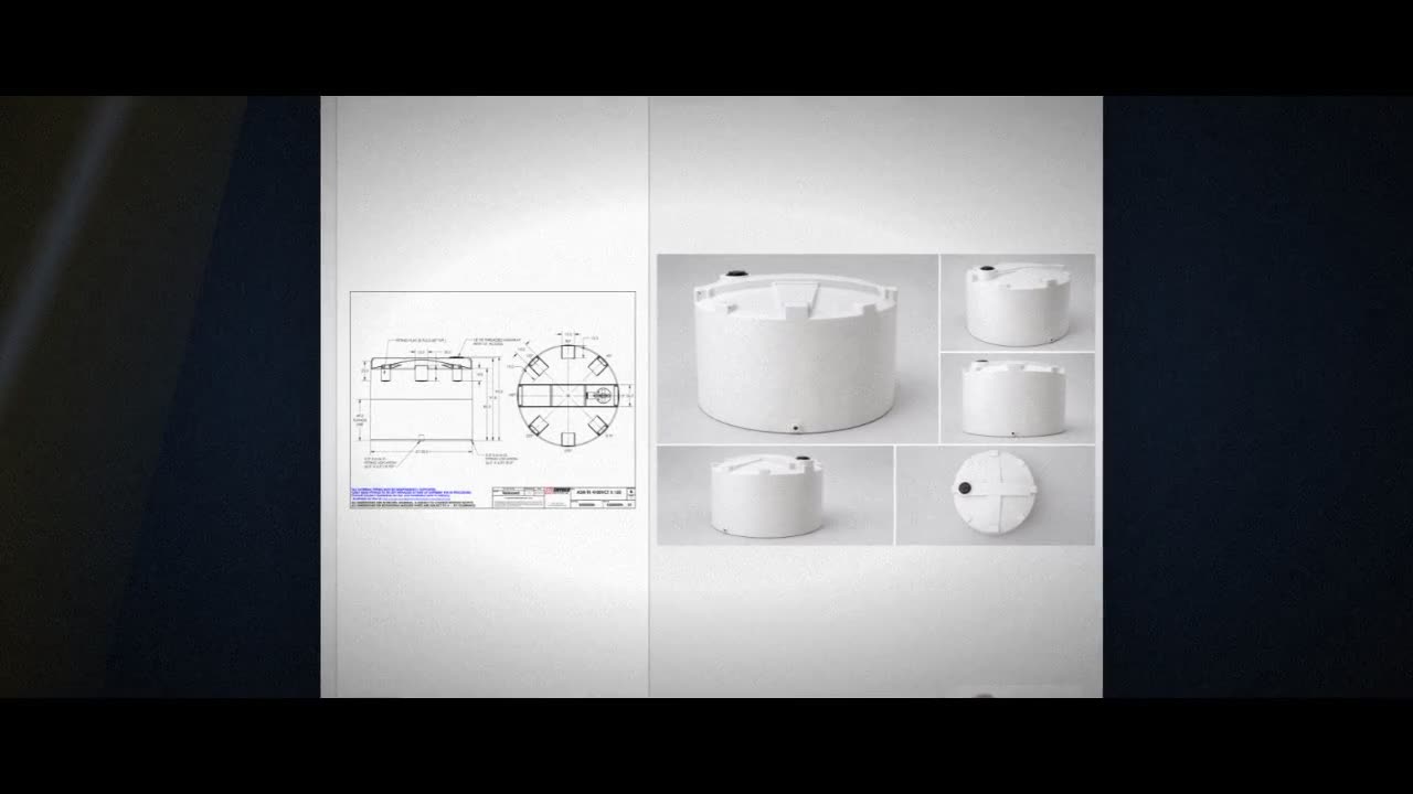 Snyder Industries 4100 Gallon ASTM XLPE Vertical Storage Tank video
