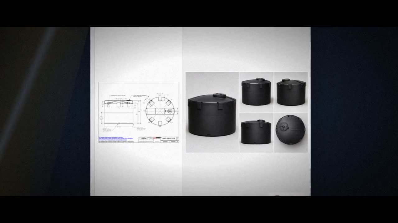 Snyder Industries 4100 Gallon ASTM XLPE Black Vertical Storage Tank video