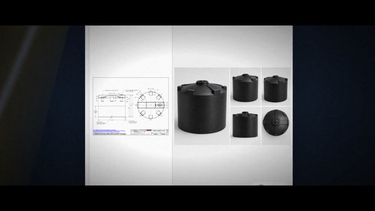Snyder Industries 4100 Gallon ASTM XLPE Black Heavy Duty Vertical Stor video