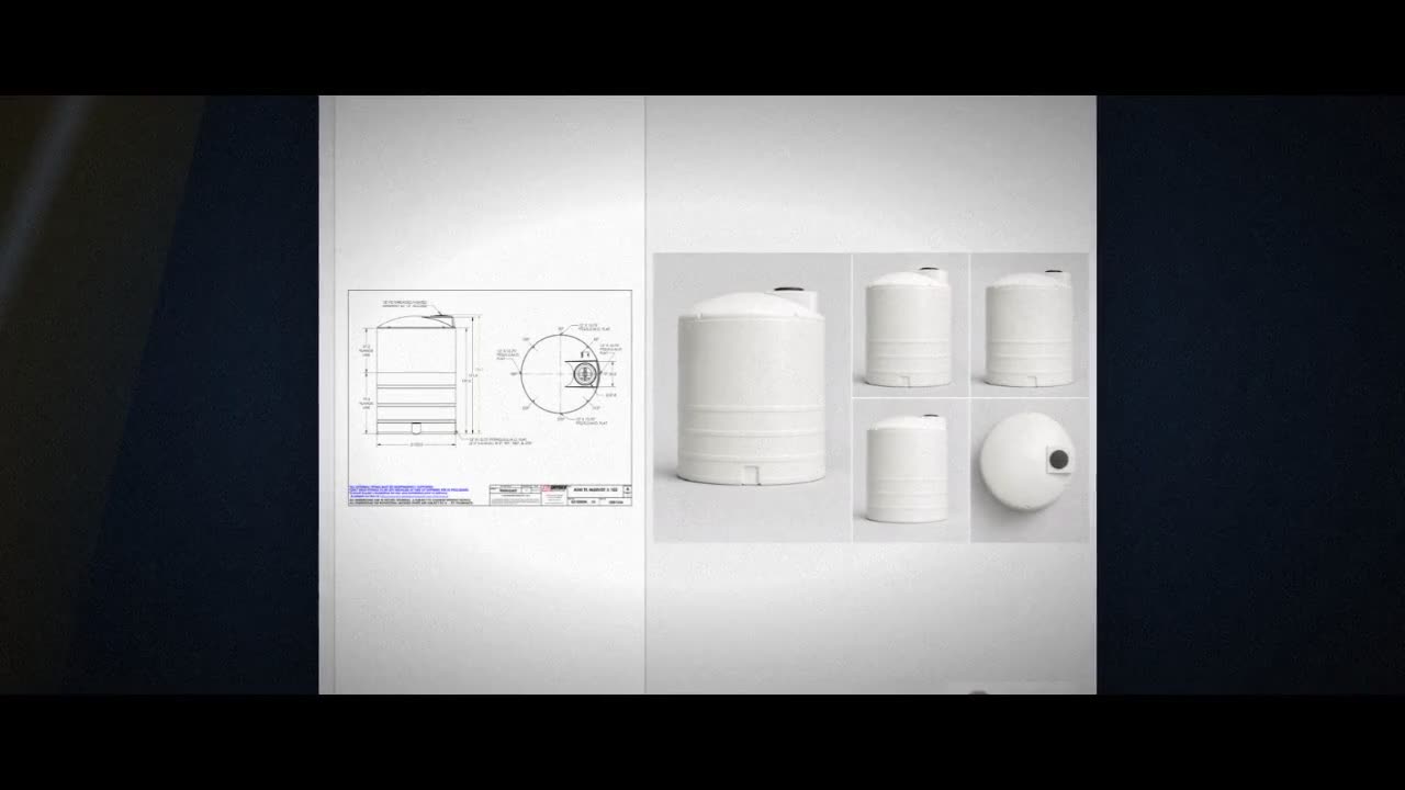 Snyder Industries 4650 Gallon ASTM XLPE Vertical Storage Tank video