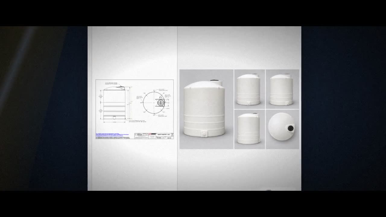 Snyder Industries 4650 Gallon ASTM XLPE Heavy Duty Vertical Storage Ta video
