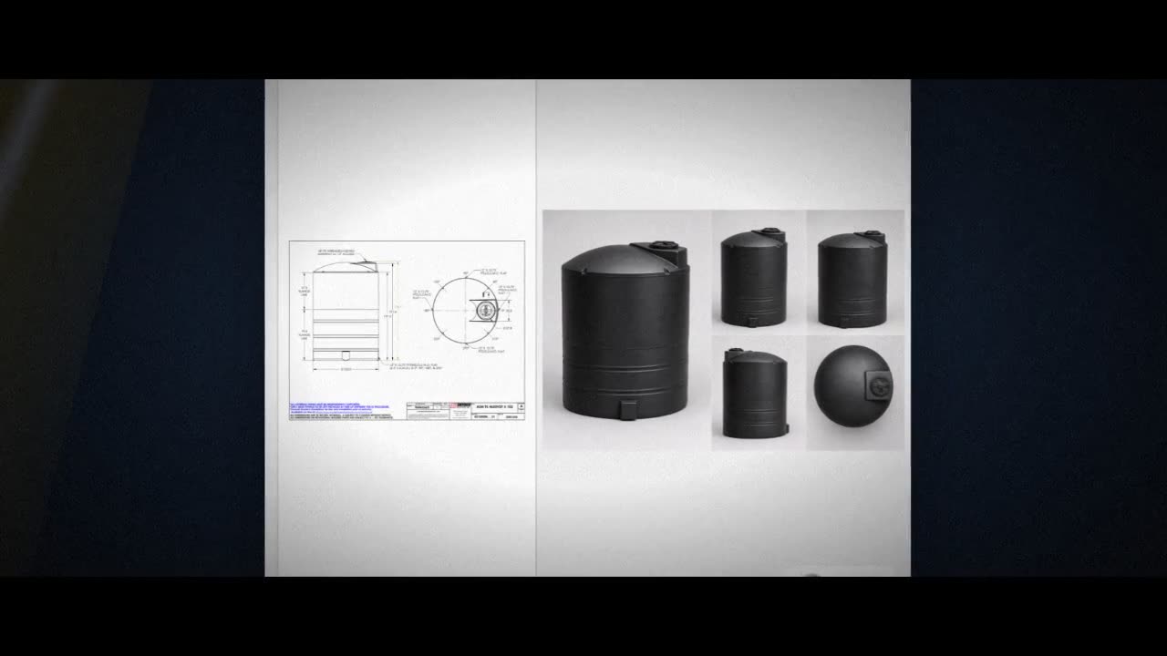 Snyder Industries 4650 Gallon ASTM XLPE Black Heavy Duty Vertical Stor video