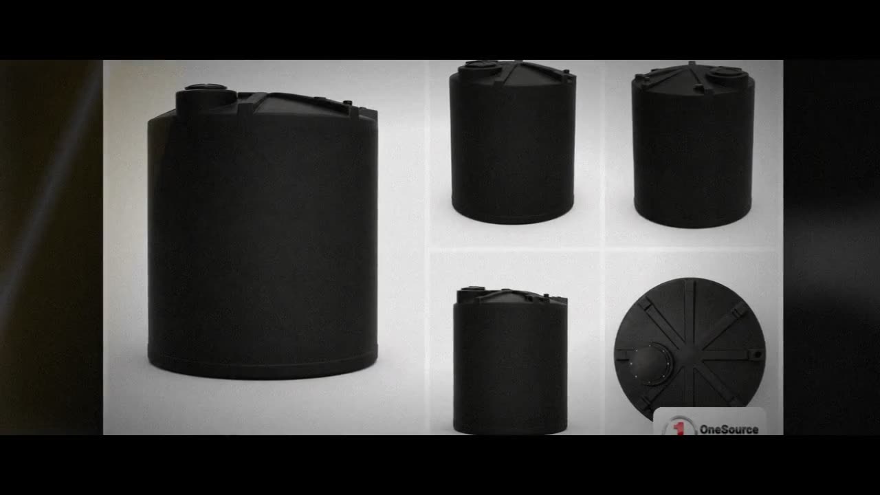 Snyder Industries 6200 Gallon ASTM 1.35 SG Black Vertical Storage Tank video