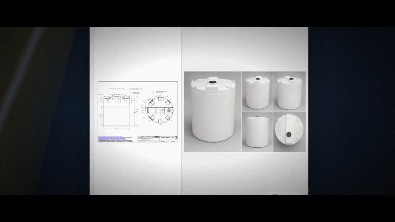 Snyder Industries 6200 Gallon ASTM XLPE Vertical Storage Tank video
