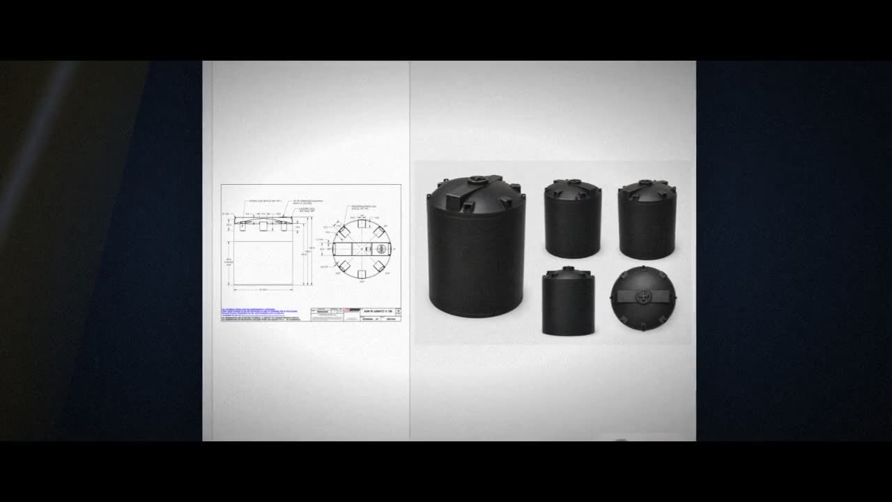 Snyder Industries 6200 Gallon ASTM XLPE Black Heavy Duty Vertical Stor video