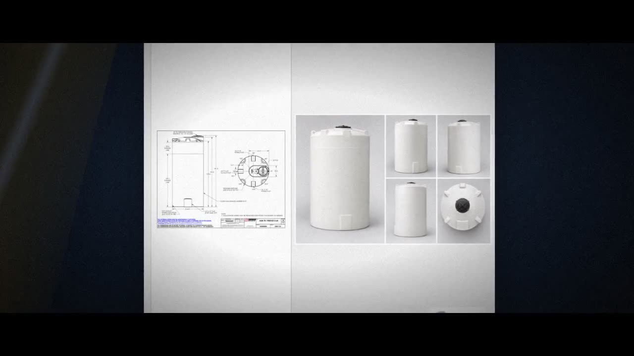 Snyder Industries 1900 Gallon ASTM XLPE Vertical Storage Tank video