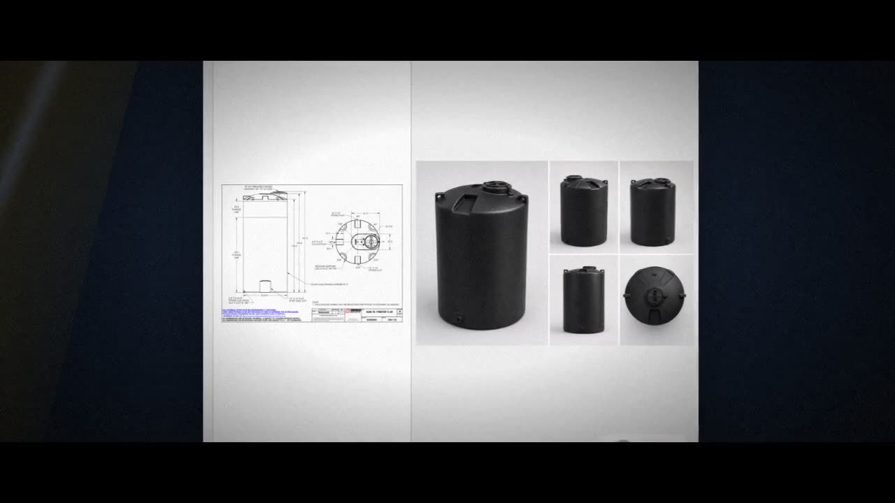 Snyder Industries 1900 Gallon ASTM XLPE Black Heavy Duty Vertical Stor video