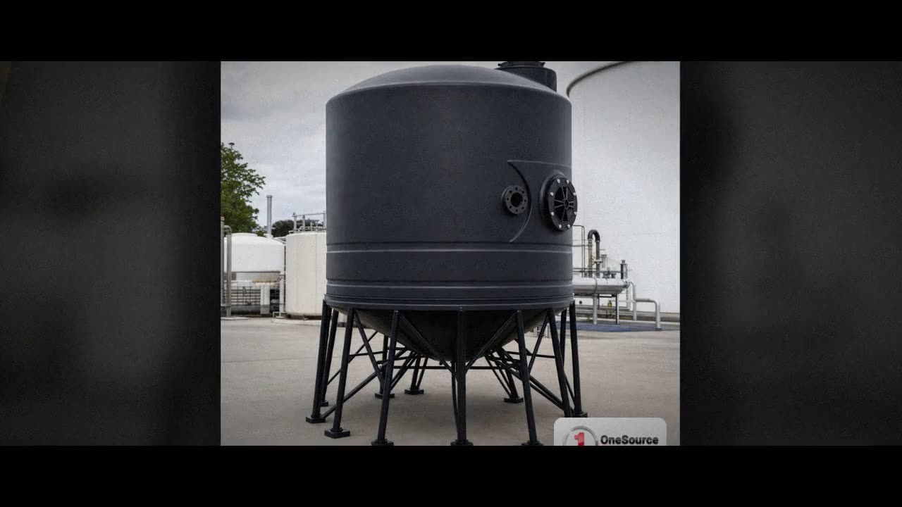 Snyder Industries 3000 Gallon XLPE Heavy Duty Cone Bottom Tank video