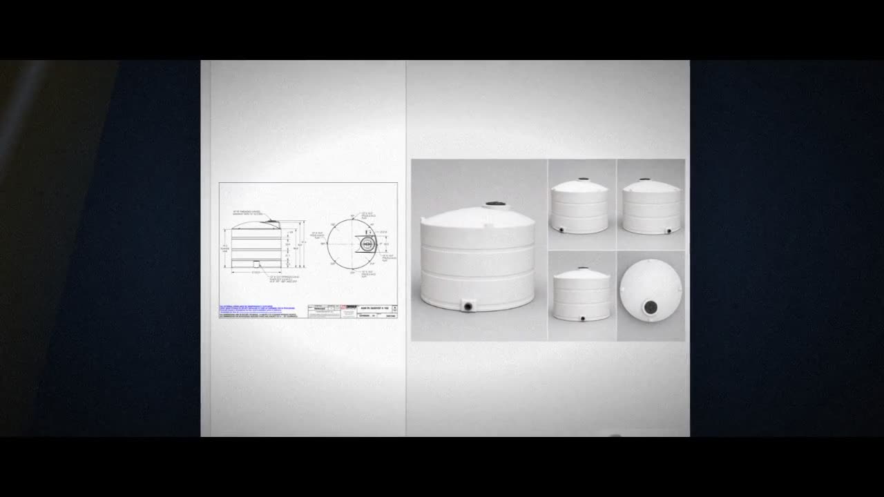 Snyder Industries 2650 Gallon ASTM XLPE Heavy Duty Vertical Storage Ta video