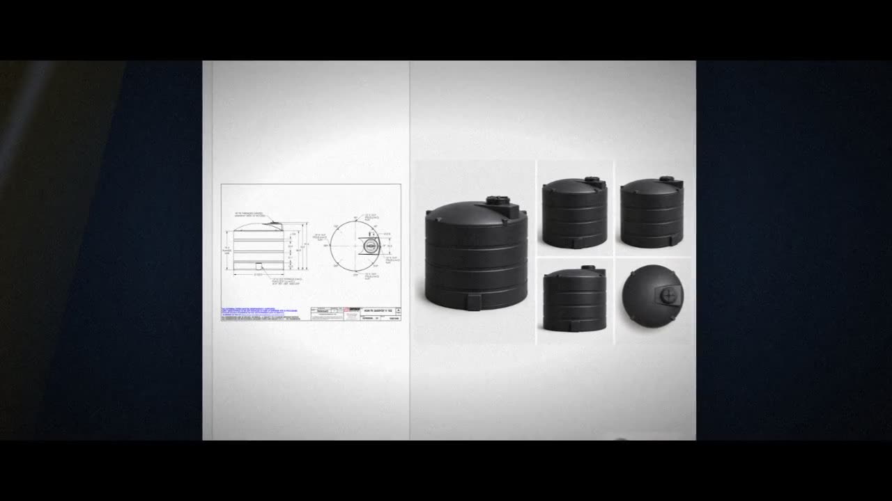 Snyder Industries 2650 Gallon ASTM XLPE Black Heavy Duty Vertical Stor video