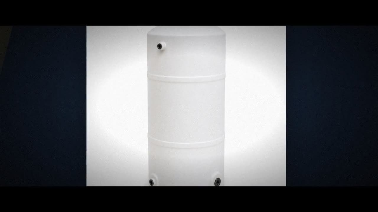 250 Gallon Plastic Vertical Water Storage Tank in Green video