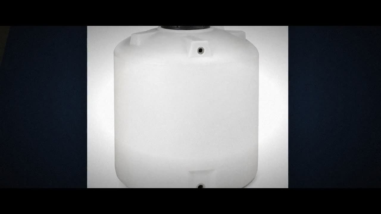 DuraCast 3000 Gallon Plastic Vertical Liquid Storage Tank in Green video