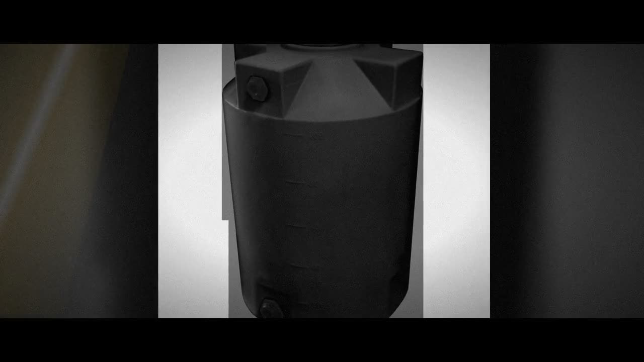 Bushman 100 Gallon Plastic Vertical Liquid Storage Tank in Black video
