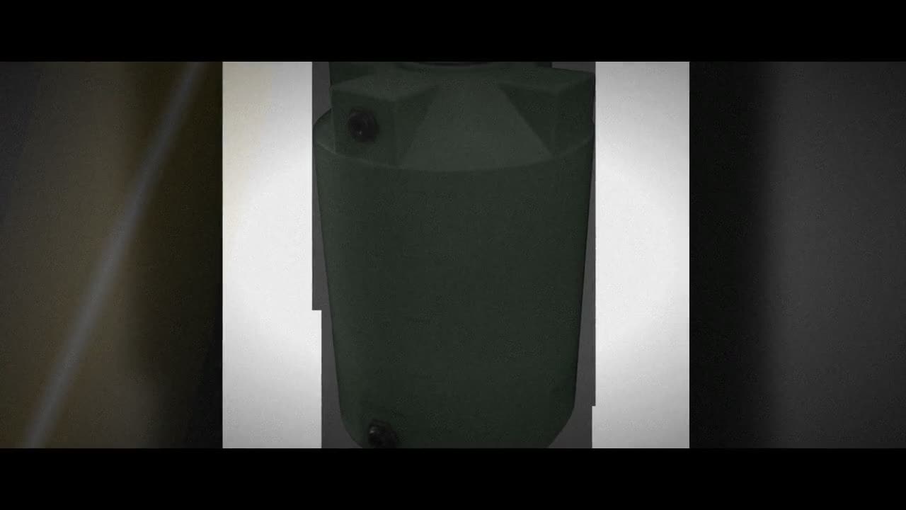 Bushman 100 Gallon Plastic Vertical Liquid Storage Tank in Dark Green video