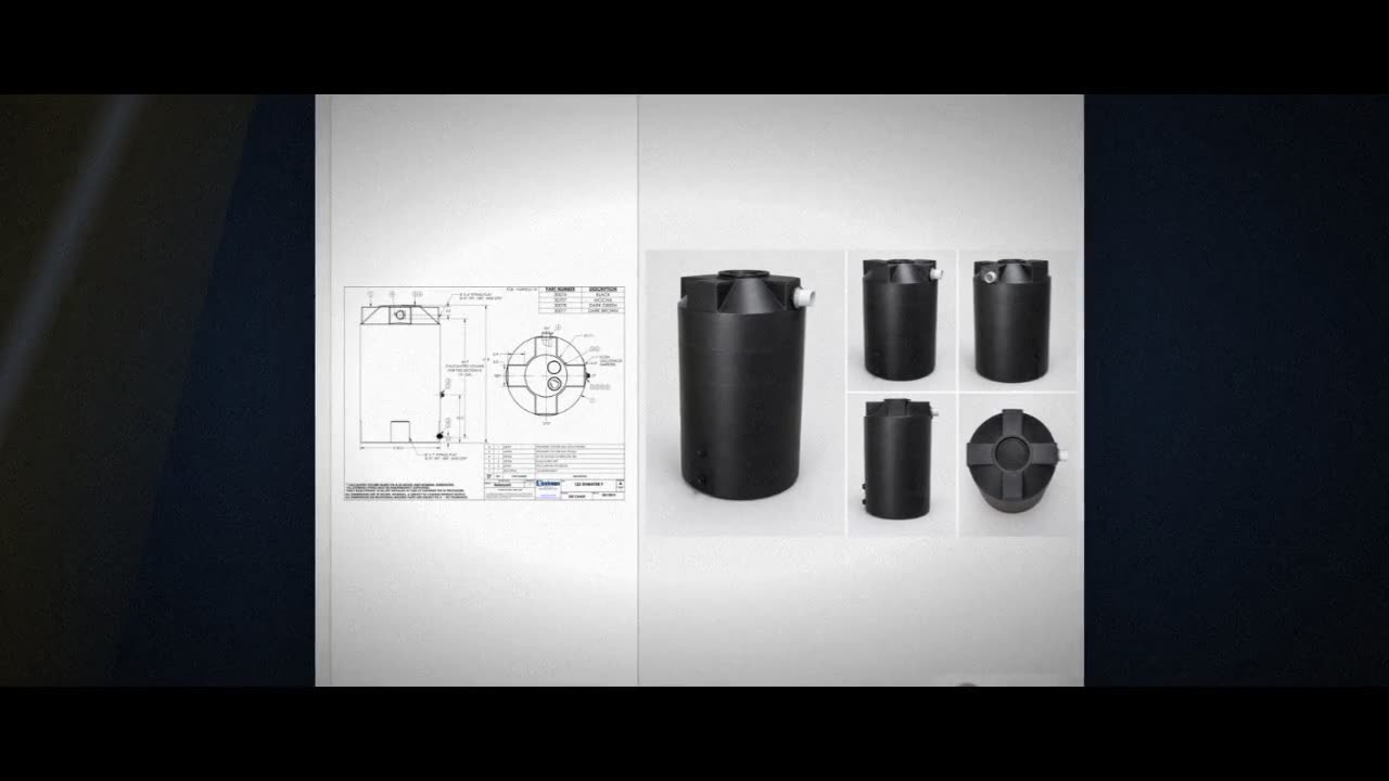 Bushman 125 Gallon Plastic Vertical Rainwater Harvesting Tank in Black video