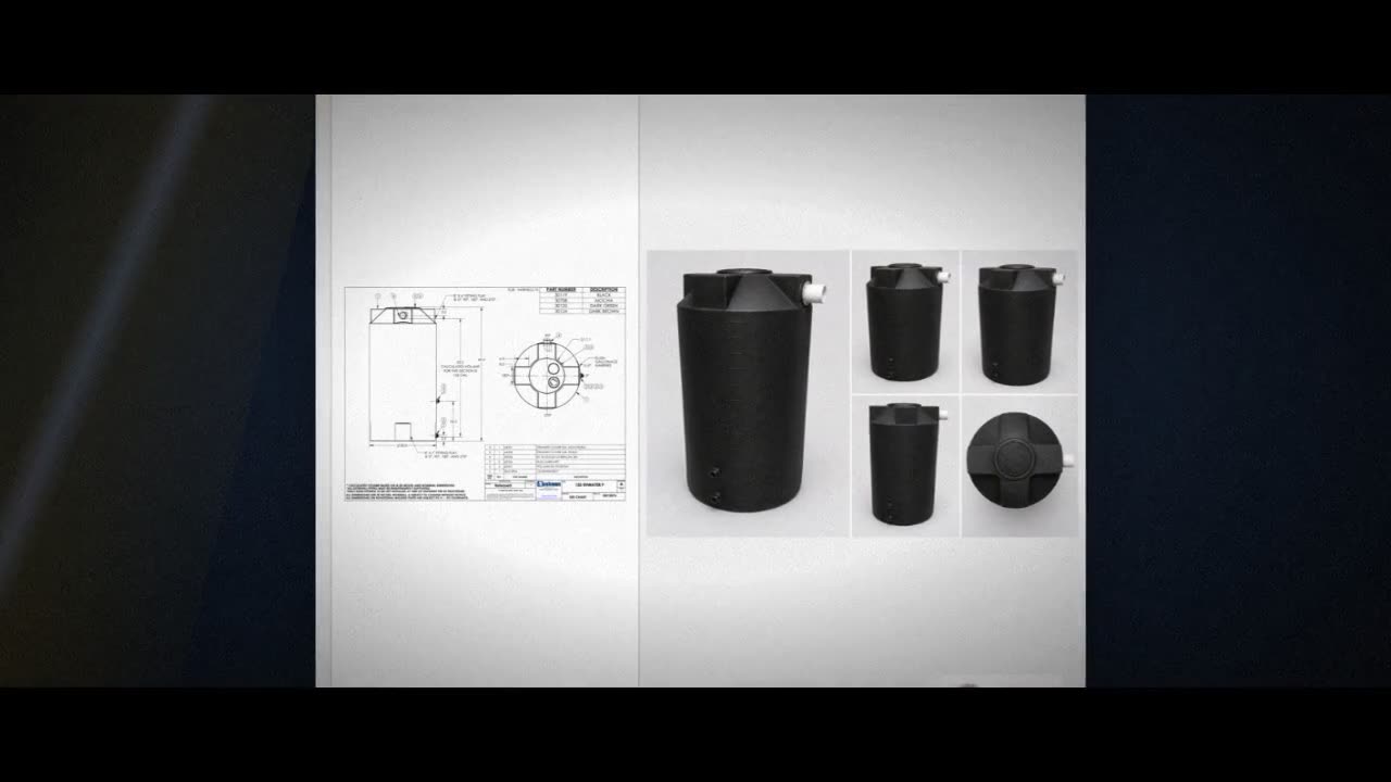 Bushman 150 Gallon Plastic Vertical Rainwater Harvesting Tank in Black video