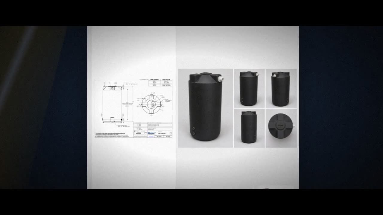 Bushman 250 Gallon Plastic Vertical Rainwater Harvesting Tank in Black video