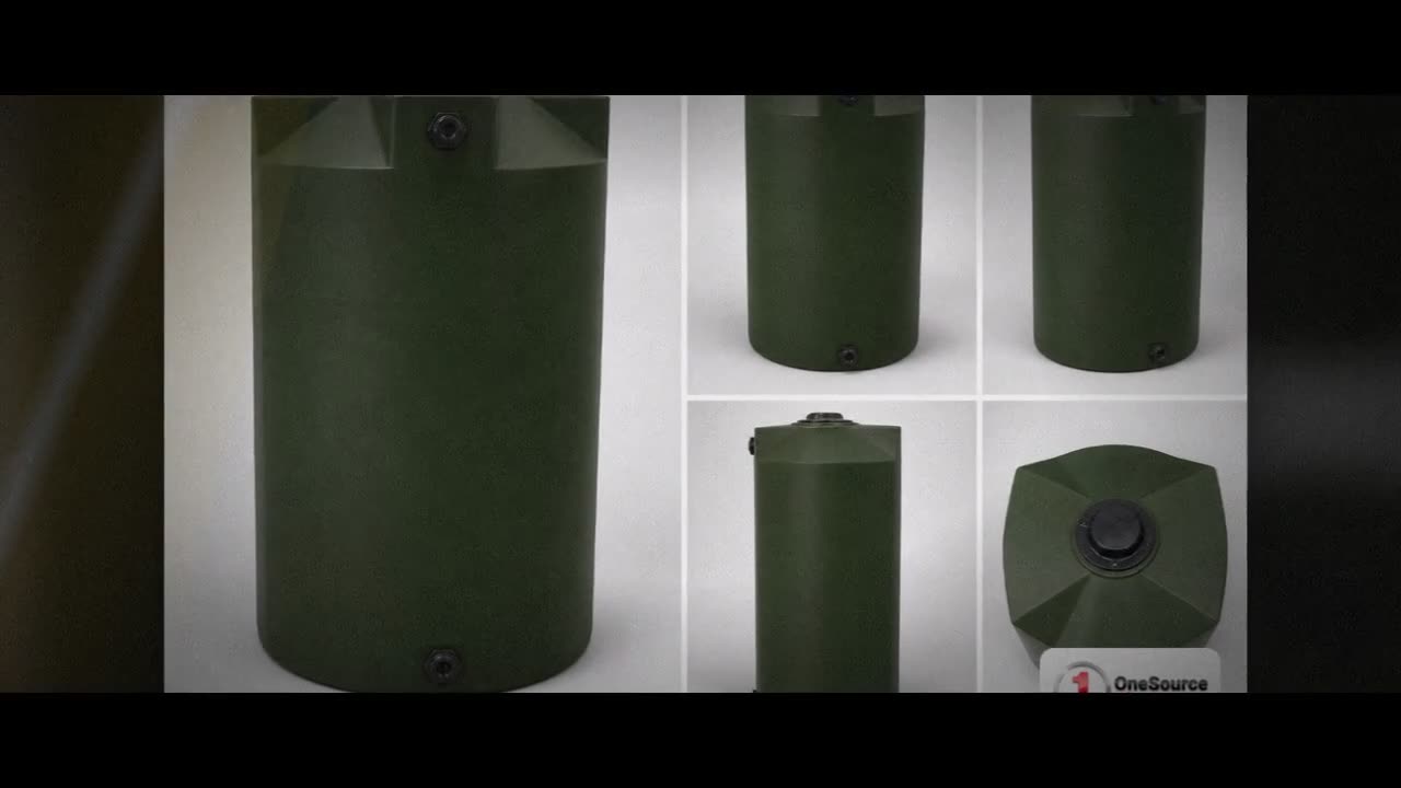 Bushman 250 Gallon Plastic Vertical Water Storage Tank in Dark Green video